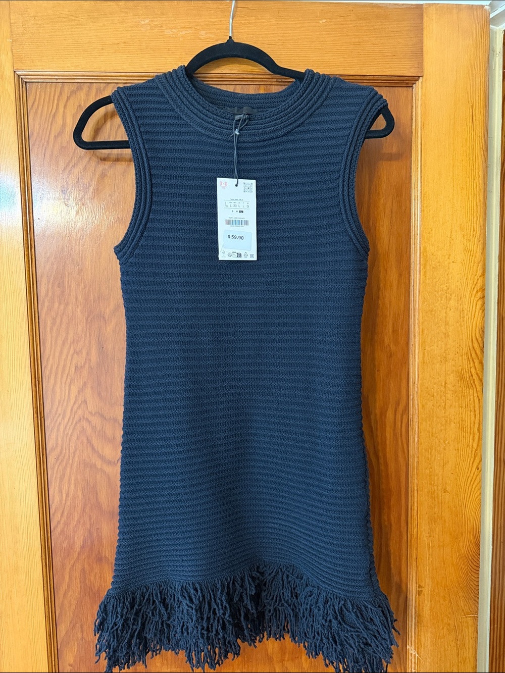 Zara fringe dress